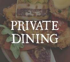 Menu Private Dining